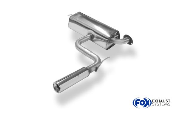 Endschalldämpfer quer - 1x90 Typ 13 passend für: Toyota Celica T23